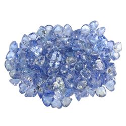 17.74 ctw Round Mixed Tanzanite Parcel