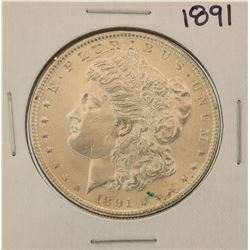 1891 $1 Morgan Silver Dollar Coin