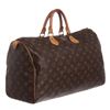Image 2 : Louis Vuitton Monogram Canvas Leather Speedy 40 cm Bag