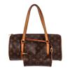 Image 1 : Louis Vuitton Monogram Canvas Leather Papillon 30 cm Shoulder Bag