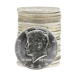 Roll of (20) 1964 Brilliant Uncirculated Kennedy Half Dollars