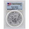 Image 1 : 2017 $1 American Silver Eagle Coin PCGS MS70 First Strike