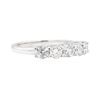 Image 1 : Platinum 0.91 ctw Diamond Ring