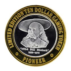 .999 Silver Pioneer Hotel & Gambling Hall $10 Casino Limited Edition Gaming Toke