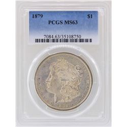 1879 $1 Morgan Silver Dollar Coin PCGS MS63