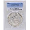 Image 1 : 1886 $1 Morgan Silver Dollar Coin PCGS MS66