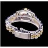 Image 5 : Ladies Two Tone Rolex Datejust Watch with Diamond Dial & Bezel