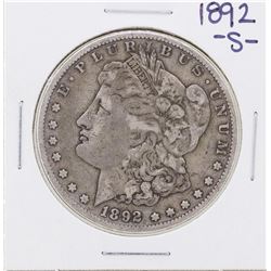 1892-S $1 Morgan Silver Dollar Coin