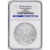 Image 1 : 2007-W $1 American Silver Eagle Coin NGC MS70 Early Releases
