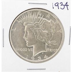 1934 $1 Peace Silver Dollar Coin