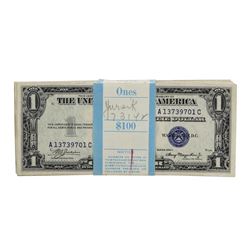 Pack of (100) Consecutive 1935A $1 Silver Certificate Notes