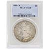 Image 1 : 1881-CC $1 Morgan Silver Dollar Coin PCGS MS64