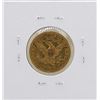 Image 2 : 1885 $5 Liberty Head Half Eagle Gold Coin