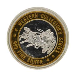 .999 Silver Bally's Saloon & Gambling Hall Hotel Limited Edition Gaming Token