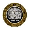 Image 1 : .999 Silver Golden Nugget Las Vegas, Nevada $10 Casino Limited Edition Gaming To