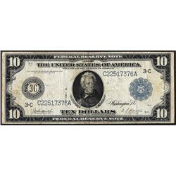 1914 $10 Federal Reserve Note Philadelphia