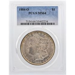 1884-O $1 Morgan Silver Dollar Coin PCGS MS64