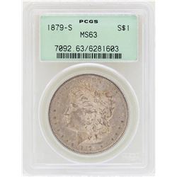 1879-S $1 Morgan Silver Dollar Coin PCGS MS63
