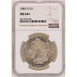 1883-O $1 Morgan Silver Dollar Coin NGC MS64+