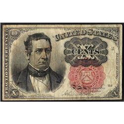 1874 Ten Cent Fifth Issue Fractional Notes