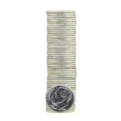 Roll of (50) 1961 Brilliant Uncirculated Roosevelt Dimes