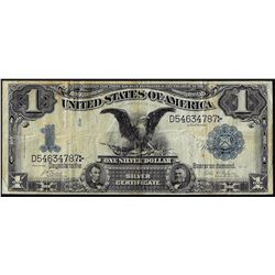 1899 $1 Black Eagle Silver Certificate Note