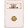 Image 1 : 2001 $5 American Gold Eagle Coin NGC MS70
