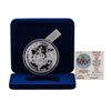 Image 2 : 1988 Rarities Mint Walt Disney Goofy & Pluto 5 oz .999 Silver Coin w/Box & COA