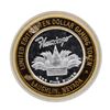 Image 2 : .999 Silver Flamingo Las Vegas Nevada $10 Casino Limited Edition Gaming Token