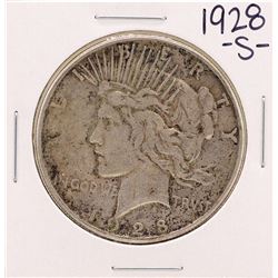 1928-S $1 Peace Silver Dollar Coin