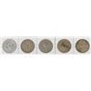 Image 2 : Lot of (5) 1891 $1 Morgan Silver Dollar Coins