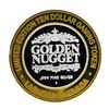 Image 2 : .999 Silver Golden Nugget Las Vegas, Nevada $10 Casino Limited Edition Gaming To