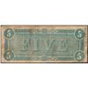 Image 2 : 1864 $5 Confederate States of America Note