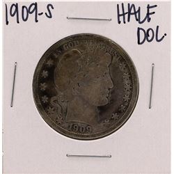 1909-S Barber Liberty Head Half Dollar Coin