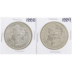 Lot of 1888-1889 $1 Morgan Silver Dollar Coins