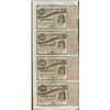 Image 1 : Uncut Sheet of (4) State of Louisiana Baby Bond Obsolete Notes