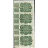 Image 2 : Uncut Sheet of (4) State of Louisiana Baby Bond Obsolete Notes