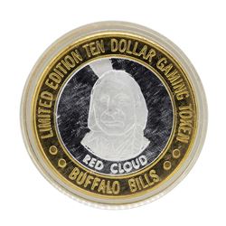 .999 Silver Buffalo Bills Resort & Casino $10 Limited Edition Gaming Token