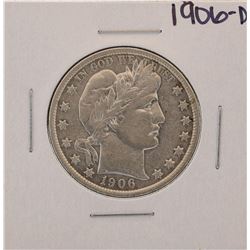 1906-D Barber Half Dollar Coin