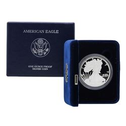 2008 $1 American Silver Eagle Proof Coin w/ Box