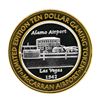 Image 1 : .999 Silver McCarran International Airport Las Vegas, NV $10 Limited Casino Toke