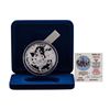 Image 2 : 1988 Rarities Mint Walt Disney Around the World 5 oz .999 Silver Coin w/Box & CO