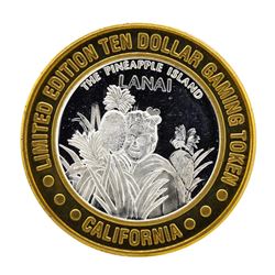 .999 Silver Sam Boyd's California Hotel $10 Casino Limited Edition Gaming Token