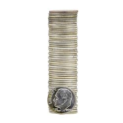 Roll of (50) 1964-D Brilliant Uncirculated Roosevelt Dimes