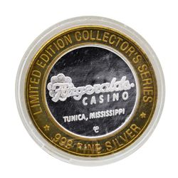 .999 Silver Fitzgerald's Casino & Hotel Tunica, MI $10 Limited Edition Gaming To