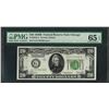 Image 1 : 1928B $20 Federal Reserve Note Chicago Fr.2052-G PMG Gem Uncirculated 65EPQ