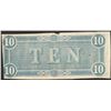 Image 2 : 1864 $10 Confederate States of America Note