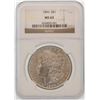 Image 1 : 1896 $1 Morgan Silver Dollar Coin NGC MS65