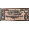Image 1 : 1864 $10 Confederate States of America Note