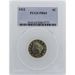 1912 Liberty V Nickel Proof Coin PCGS PR64